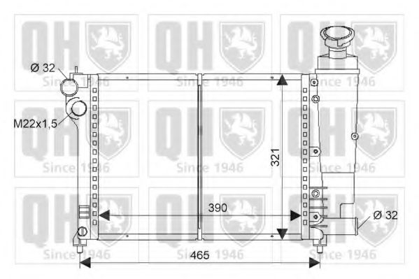 Imagine Radiator, racire motor QUINTON HAZELL QER1857