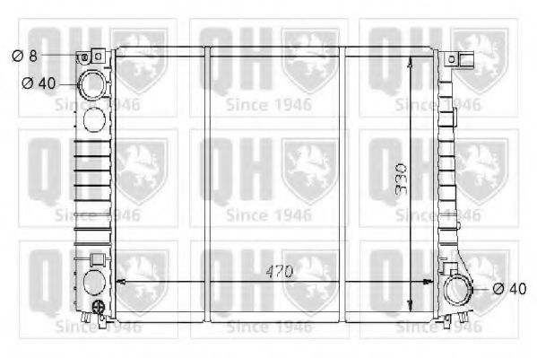 Imagine Radiator, racire motor QUINTON HAZELL QER1864