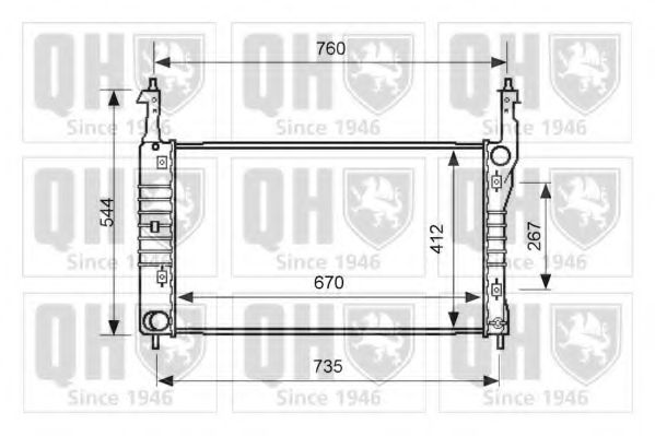 Imagine Radiator, racire motor QUINTON HAZELL QER1869