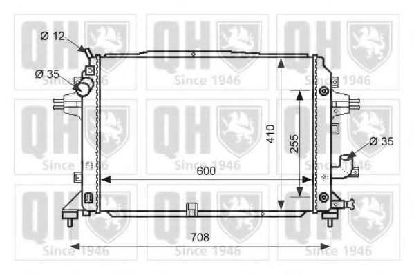 Imagine Radiator, racire motor QUINTON HAZELL QER1870