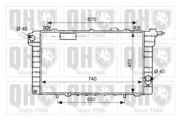 Imagine Radiator, racire motor QUINTON HAZELL QER1872