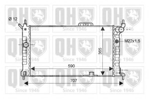 Imagine Radiator, racire motor QUINTON HAZELL QER1875