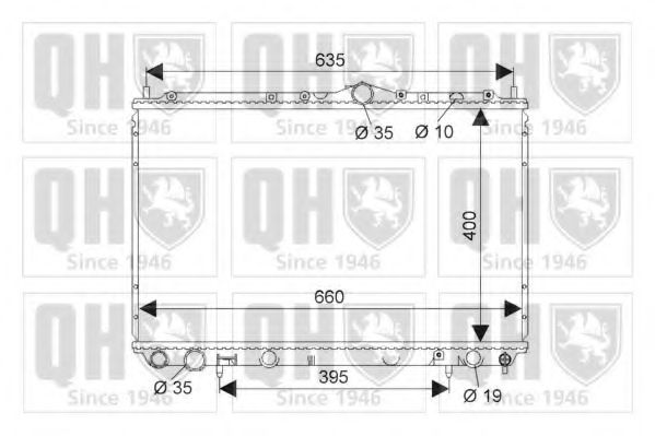 Imagine Radiator, racire motor QUINTON HAZELL QER1877