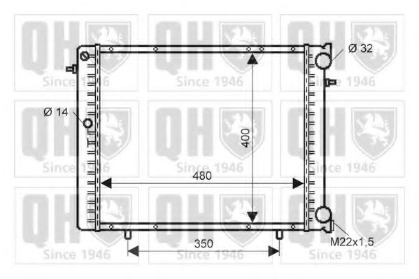 Imagine Radiator, racire motor QUINTON HAZELL QER1883