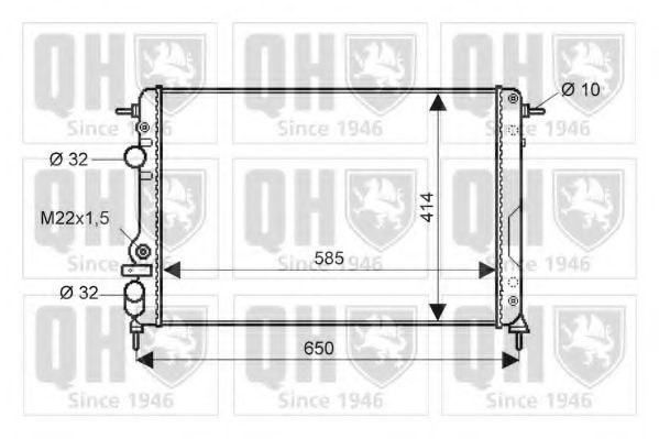 Imagine Radiator, racire motor QUINTON HAZELL QER1885