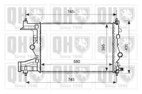 Imagine Radiator, racire motor QUINTON HAZELL QER1886