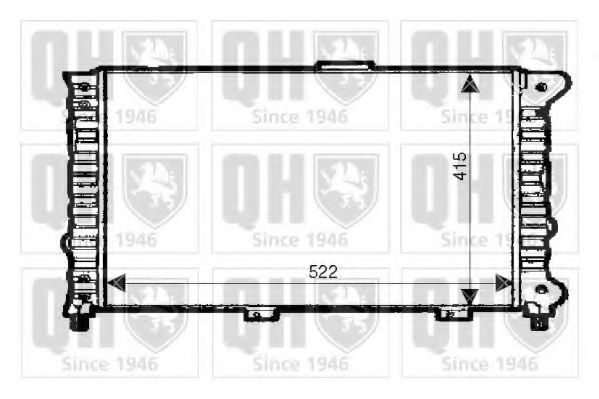 Imagine Radiator, racire motor QUINTON HAZELL QER1888