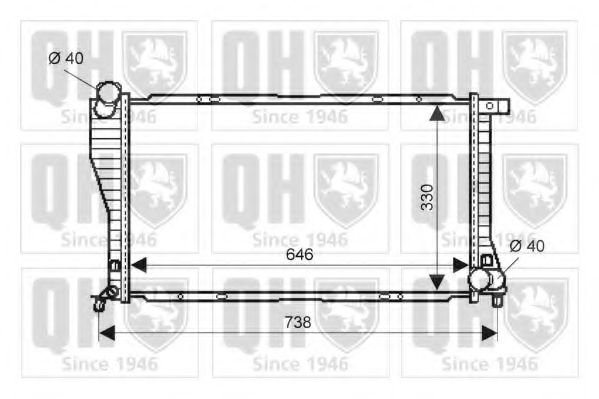 Imagine Radiator, racire motor QUINTON HAZELL QER1903