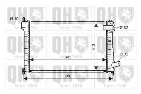 Imagine Radiator, racire motor QUINTON HAZELL QER1913