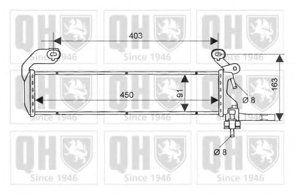 Imagine Radiator, racire motor QUINTON HAZELL QER1946