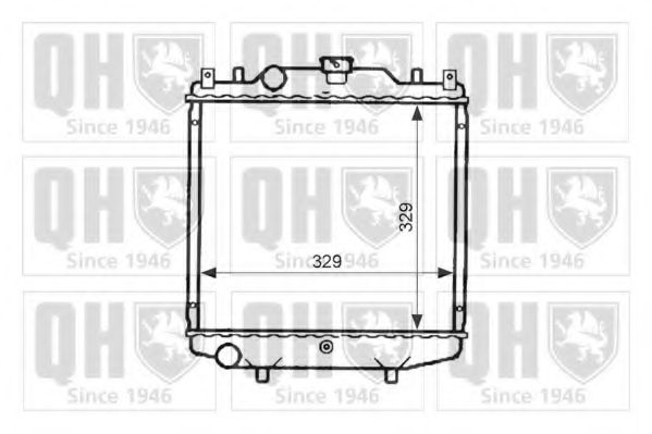 Imagine Radiator, racire motor QUINTON HAZELL QER1993