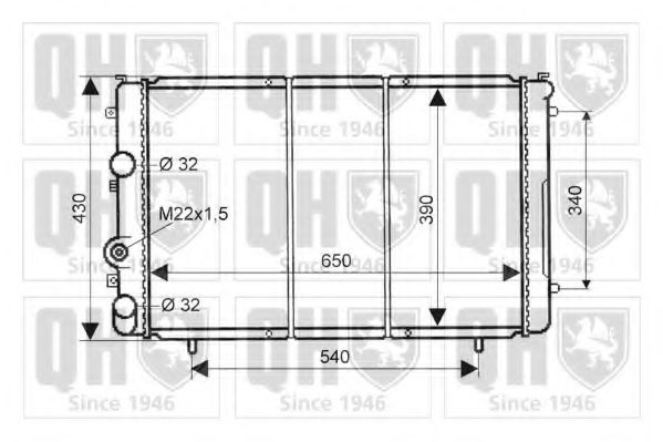 Imagine Radiator, racire motor QUINTON HAZELL QER2019