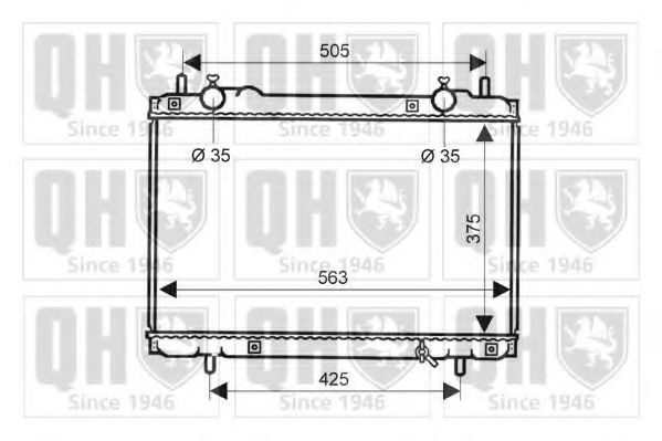 Imagine Radiator, racire motor QUINTON HAZELL QER2022