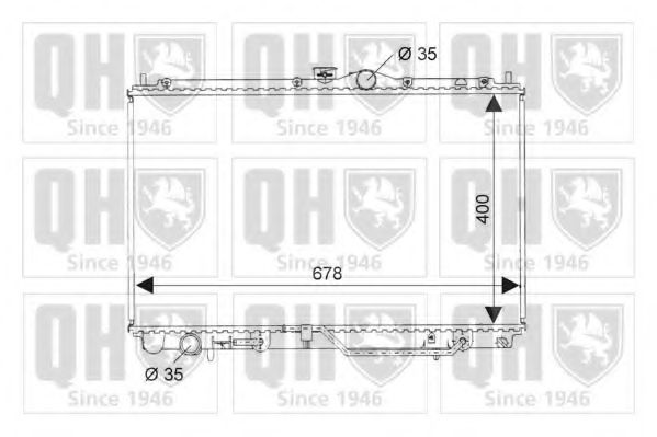 Imagine Radiator, racire motor QUINTON HAZELL QER2024