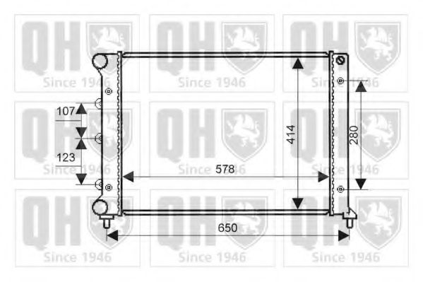 Imagine Radiator, racire motor QUINTON HAZELL QER2045