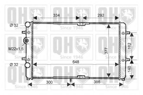 Imagine Radiator, racire motor QUINTON HAZELL QER2047