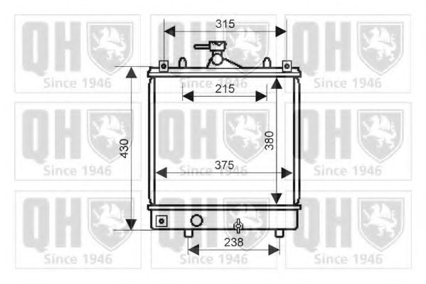 Imagine Radiator, racire motor QUINTON HAZELL QER2049