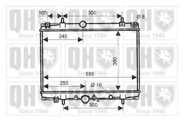 Imagine Radiator, racire motor QUINTON HAZELL QER2052