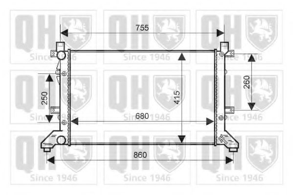 Imagine Radiator, racire motor QUINTON HAZELL QER2058