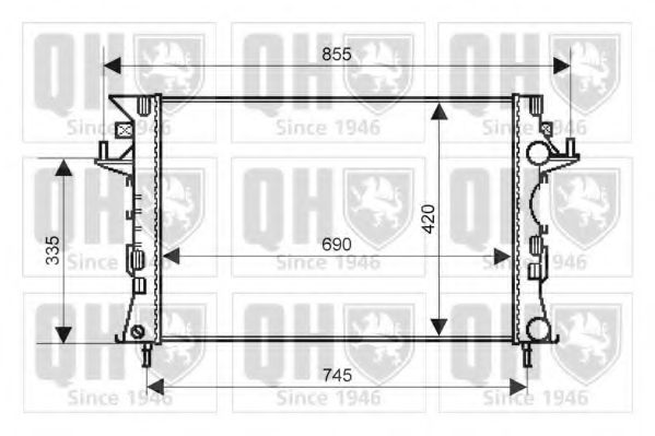 Imagine Radiator, racire motor QUINTON HAZELL QER2067