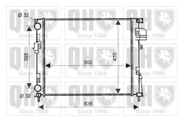 Imagine Radiator, racire motor QUINTON HAZELL QER2070