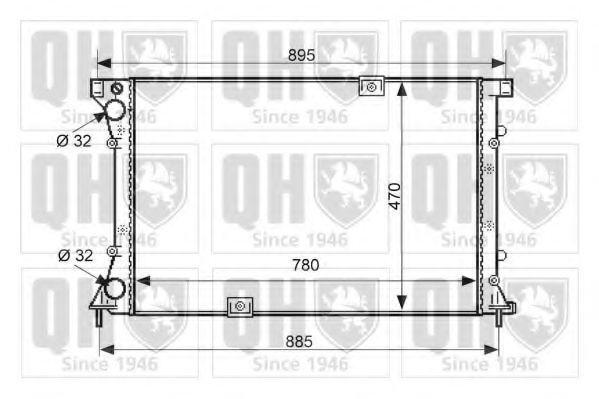 Imagine Radiator, racire motor QUINTON HAZELL QER2082