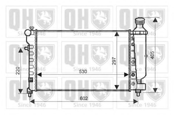 Imagine Radiator, racire motor QUINTON HAZELL QER2088