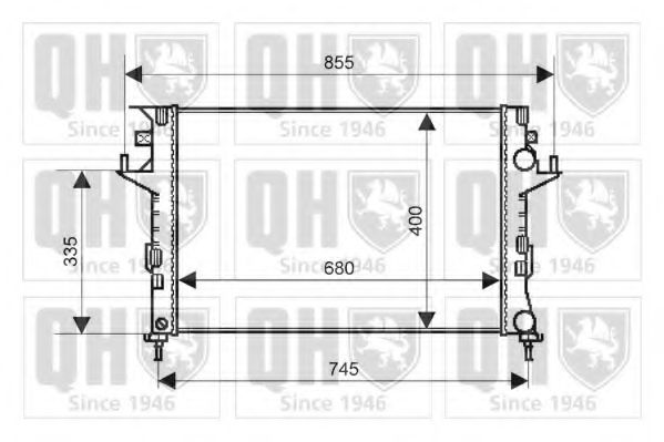 Imagine Radiator, racire motor QUINTON HAZELL QER2096