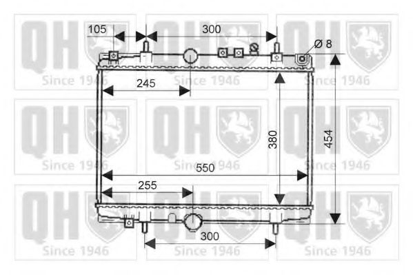 Imagine Radiator, racire motor QUINTON HAZELL QER2102