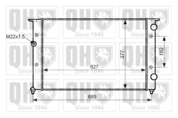 Imagine Radiator, racire motor QUINTON HAZELL QER2108