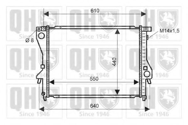 Imagine Radiator, racire motor QUINTON HAZELL QER2115