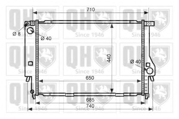 Imagine Radiator, racire motor QUINTON HAZELL QER2120