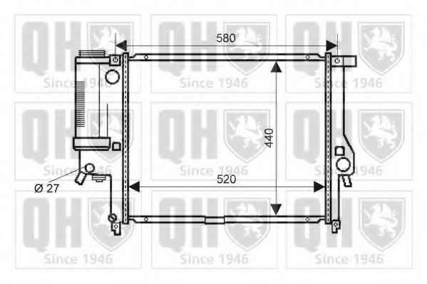 Imagine Radiator, racire motor QUINTON HAZELL QER2122