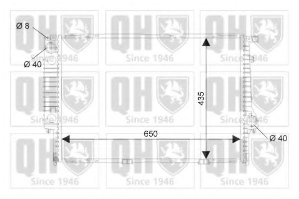 Imagine Radiator, racire motor QUINTON HAZELL QER2123