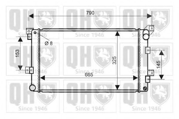 Imagine Radiator, racire motor QUINTON HAZELL QER2127