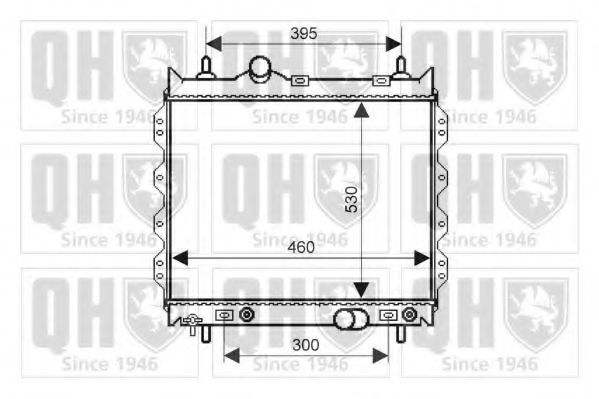 Imagine Radiator, racire motor QUINTON HAZELL QER2128