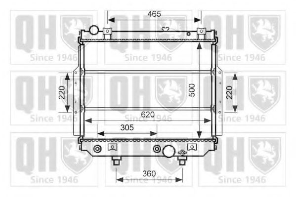 Imagine Radiator, racire motor QUINTON HAZELL QER2129