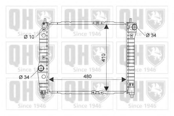 Imagine Radiator, racire motor QUINTON HAZELL QER2130