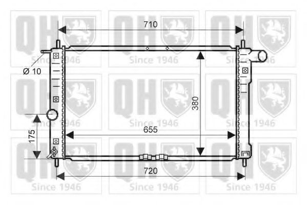 Imagine Radiator, racire motor QUINTON HAZELL QER2134