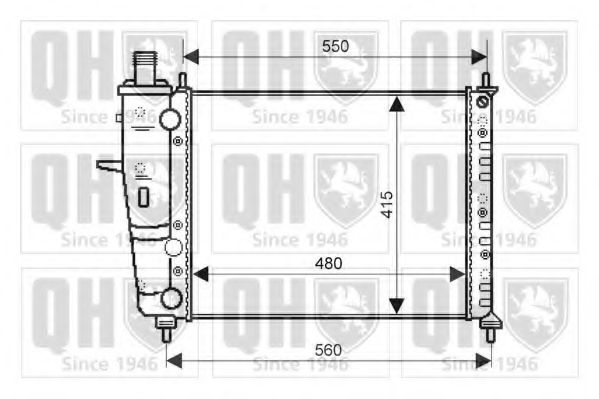 Imagine Radiator, racire motor QUINTON HAZELL QER2139