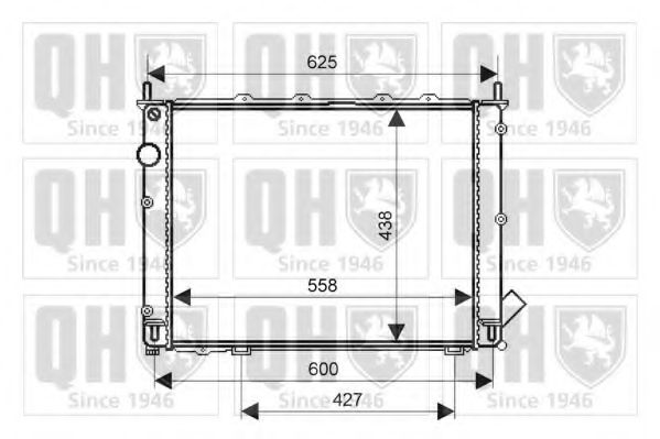 Imagine Radiator, racire motor QUINTON HAZELL QER2144