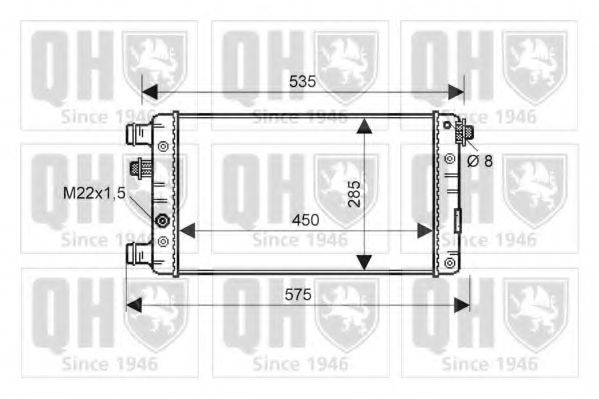 Imagine Radiator, racire motor QUINTON HAZELL QER2145