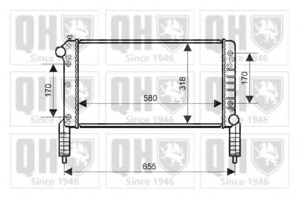 Imagine Radiator, racire motor QUINTON HAZELL QER2151