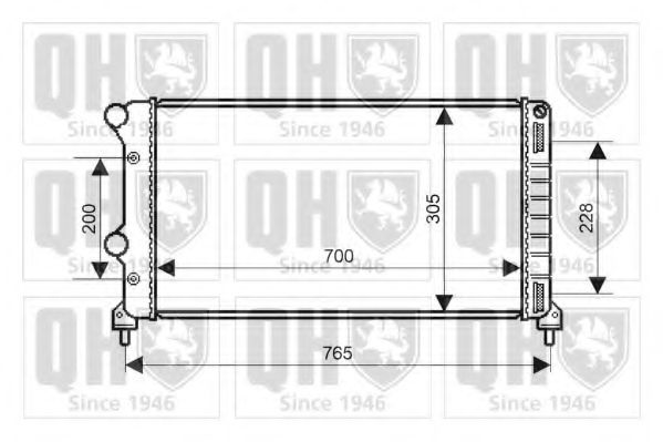 Imagine Radiator, racire motor QUINTON HAZELL QER2155