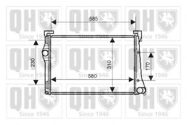 Imagine Radiator, racire motor QUINTON HAZELL QER2159