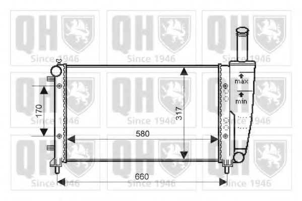 Imagine Radiator, racire motor QUINTON HAZELL QER2160