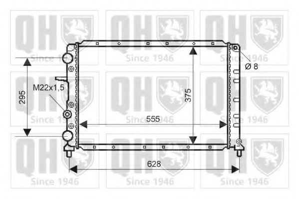 Imagine Radiator, racire motor QUINTON HAZELL QER2162