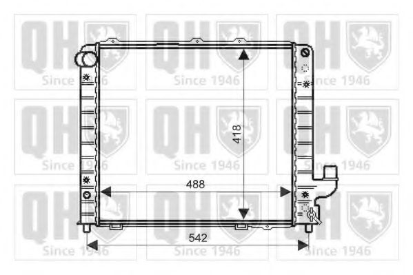 Imagine Radiator, racire motor QUINTON HAZELL QER2166