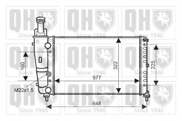 Imagine Radiator, racire motor QUINTON HAZELL QER2169