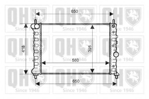 Imagine Radiator, racire motor QUINTON HAZELL QER2170